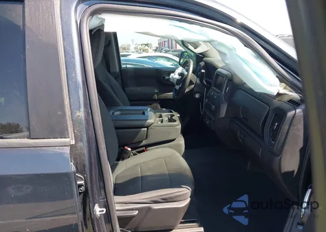 2020 Chevrolet Silverado C1500 Custom из США, поврежденный, VIN 1GCRWBEK5LZ373692